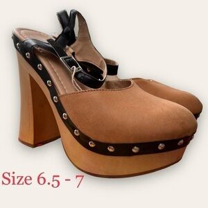 Jeffrey Campbell Platform Ankle Strap Sandals